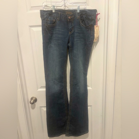 NWT Vanity Dakota Regular Fit Jeans Size 30x37. Y2K - Picture 1 of 5
